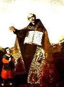 Francisco de Zurbaran romaan and st. barulo oil painting on canvas